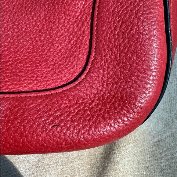 PRADA Vitello Phenix Red Shoulder Bag - Pre-loved - Picture 9 of 16